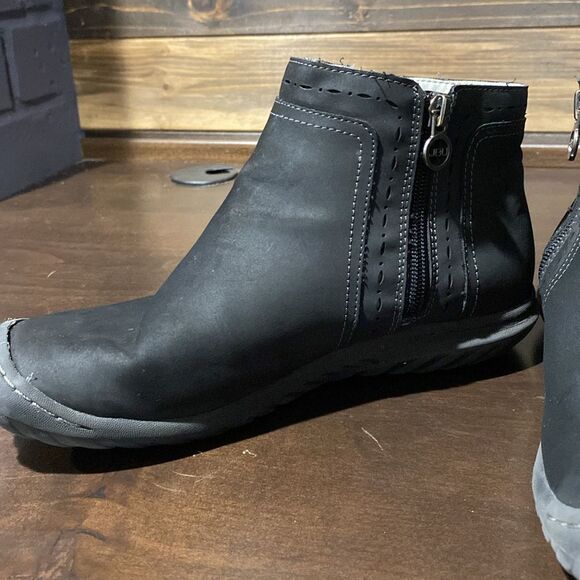 Jambu JBU Black Juno Side Zipper Ankle Boot Bootie Size 7 - Picture 4 of 9